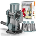 2025 3-In-1 Rotary Cheese Grater Multifunctional Manual Veg Slicer Nut Grinder Kitchen Essential Tool